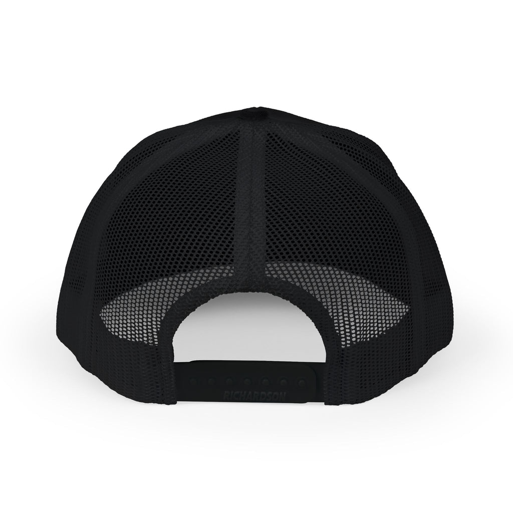 GARAEHEE Embroidered Trucker Cap — Retro Orange Patch Snapback Hat